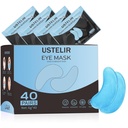 Under Eye Patches, 40 paires de masques pour les cernes foncés, yeux puants, sacs sous les yeux, rides, Eye Masque Patches avec acide hyaluronique, traitement des yeux soins de la peau pour les hommes et les femmes Cadeau