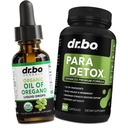 Huile d'origan gouttes liquides organiques et bouchons de santé Gut - Huile de gouttes d'origan Extrait de teinture et pilules intestinales Herbal Wormwood Black Noyer Cloves Imune Support - Herbal Organic