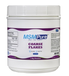 KALA Health MSMPure Coarse MSM Powder Flakes – US-Fabriqué MSM pour la santé articulaire, l'apparence cutanée et le soutien des cheveux et ongles – 2,2 lb, soufre organique