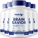 Cerveau Sauveur Suppléments Cerveau pour la mémoire et les capsules de focus, BrainSavior Formule avancée Brain Health Support - maximum de force Nootropics Brain-Savior Tous les avis de soutien naturel (5 Pack)