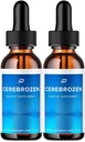 Drops d'oreille Cerebrozen Tinnitus - Cerebrozen 24, Drops liquides Cerebrozen, Avis Cerebrozen, Drops d'oreille Cerebrozen (2 Pack - 120 ML)
