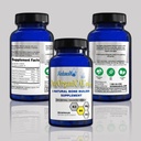Plus - Base végétale biologique de supplément de calcium avec vitamine D3, k2, glycinate de magnésium et manganèse (360 Nombre) Boîte de 3 bouteilles