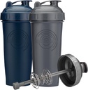 Bouteille de shaker 28-Ounce avec mélangeur de rouille Action-Rod