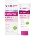 Crème d'estrogène pour les femmes, Bioidentique naturel, Flashs chauds Ménopause Relief, Crème d'estrogène avec Yam sauvage, le cycle menstruel et le soutien de l'équilibre corporel, aide à réduire les éclairs chauds, sans parabène, végétalien, 3-mois d'approvisionnement(4 Oz)