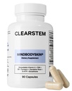 CLEARSTEM - Supplément d'acné hormonal MINDBODYSKIN (5-HTP) - Supplément naturel DIM - Vitamines de soins de la peau - Balance hormonale, antioxydants - Sans gluten, sans cruauté - 30 portions, 90 capsules