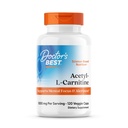 Meilleurs médecins acétyl-L-Carnitine, soutient la concentration mentale et l'alerte, non-OGM, sans gluten, sans soja, végan 120 capsules de légumes