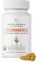 Turcuma biologique et gingembre + poivre noir - 100 % de racines entières pures, non traitées, non enrobées, mélange ayurvédique authentique - soutient la santé et l'immunité articulaires – 120 Tabs végétaliens