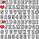74+4 Pcs Lettres Nombres Charmes de chaussures, Double A-Z Lettres & 0-9# Nombres Charms pour Clogs Bracelets, pour les hommes Femmes Adultes Enfants Garçons Filles