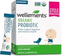 Wellements Organic Probiotic Stick Packs (en anglais seulement) Soutient la santé digestive et immunitaire pour les nourrissons, les bébés et les tout-petits (en anglais seulement) Sans saveur et facile à utiliser (en anglais seulement)
