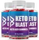 (3 pack) Gummées kéto blast, résistance maximale, Gummée kéto blast originale, formule avancée, approvisionnement de 3 mois