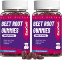 Gommies de racines de betteraves, Noix molles de racines de betteraves avec de la betterave, extrait de graines de raisin et poudre de racines de betteraves, végétalien, non-OGM, 120 Nombre