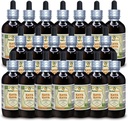 Kava Kava (Piper Methysticum) Teinture, extrait liquide de racine séchée (marque: HerbalTerra, fièrement fabriqué aux États-Unis) 20x4 fl.oz (20x120 ml)