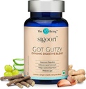 Suppléments santé Gut pour les hommes et les femmes, Got Gutzy, Contient Turmeric, Ginger, réglisse, Aloe Vera et enzymes digestives, pour la santé digestive, l'acidité, la constipation, Nausées, 60 Capsules.