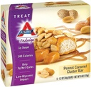 Atkins Peanut Caramel Cluster Bar, Dessert préféré, Haute en fibre, 3g Net Carb, 1g sucre