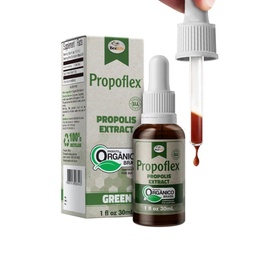 Extrait de propolis verte biologique Propoflex de Beelife - Niveaux élevés d'Artepillin-C, Supplément antioxydant-rich pour le bien-être global - Supplément alimentaire naturel et ami de Kosher - Fabriqué au Brésil, 1 Fl. Oz.