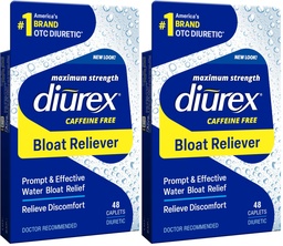 Diurex Max - Pilules d'eau diurétique sans caféine - Se sentir mieux et moins lourd, 48 Compte (paquet de 2)
