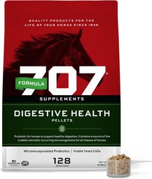 Formule 707 Supplément digestif pour la santé, 8 livres de sac – Probiotiques, prébiotiques et enzymes digestives pour chevaux