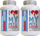 I LOVE MY PETS LLC Dog Immune Booster - Dog Immune Support - Booster - Healthy PET - Supplément - Champignons pour chiens - 120 Treats (2 bouteilles)