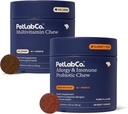 PetLab Co. – Ensemble d'allergies et de multivitamines : une fois par jour sur mesure Soutien à l'allergie saisonnière pour chiens 30 vitamines et suppléments de comptage et de chien pour soutenir la santé globale et le système immunitaire 30 Compte