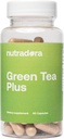 Capsules d'extrait de thé vert avec EGCG et extrait de fève de café vert - Supplément à base de plantes biologiques avec support de digestion pour les femmes et les hommes, végétalien, 60 pilules