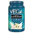 Poudre de protéines Vega biologique tout-en-un, Vanille française -Ingrédients super-alimentaires, Vitamines pour le soutien immunitaire, Keto Friendly, Pois Protein pour les femmes et les hommes, 1,5 lb (paquet de 1)