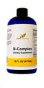 Vitamine B-Complexe,Super B Vitamines complexes avec vitamine C liquide, 16 oz - Toutes les vitamines B incluant B1, B2, B3, B5, B6, B7, B9, B12, Acide folique, Niacine, Biotine, Sans alcool - Herb-Science