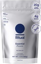 Rituel 50+ Poudre de protéines végétaliennes avec BCAA: 20g de protéines de pois organiques provenant de fermes régénératives aux États-Unis, base végétale, Vanille à la main, 3e partie testée, sans gluten, sans produits laitiers, sans OGM, 1 Lb