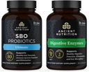 La nutrition ancienne SBO Probiotiques Capsules, Ultimate, 60 Compte + Enzymes digestifs Capsules, 90 Compte