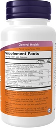 MAINTENANT Suppléments, Hydratant les yeux avec MaquiBright, Ocular Health*, favorise la production saine de dents*, la défense contre la tension oculaire normale*, 60 gélules, brun (paquet de 2)