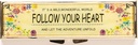 AmyZone Pill Organizer Weekly 7 Day Travel Portable Compact Pill Box Pill Case pour conserver les vitamines/tylénol/huile de poisson/compléments/médecine/comprimé pour la purse/pochette (Suivez votre cœur)