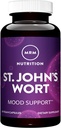 MRM Nutrition St. John="s Wort=" 0,3% Hypericine 450mg=" Mood + Well-Being Support=" Sans gluten + Vegan=" 60 Capsules