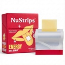 NuStripsTM Bandes d'énergie à dissolution rapide avec 50mg de caféine, L-Theanine et vitamine B12 – Énergie instantanée et focus sans jitters ou crash – fonctionne plus vite que le café – cannelle apaisante (30 Pack)