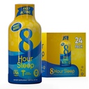 Vitamine Energy 8 heures Shot Sleep Shot Mixte Berry 24 Pack, Melatonine, 5-HTP, GABA, Valérien, Lavande, Aide au sommeil, Repos profond et relaxation, Zéro sucre, Sans gluten, Vegan, Kosher, 1.93 fl oz