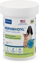 Gélules synbiotiques NEPHRODYL - Supplément de soutien au rein pour chats et chiens, probiotiques et prébiotiques pour la santé digestive, capsules petites et faciles à avaler, fabriqués aux États-Unis- 60 Ct