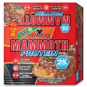 MAMMOTH Protein Bar, Chocolate Peanut Butter Crunch, 25g Protéines, Faible sucre, Faible Carb, Sans gluten, 12 x 65g (12 Compte) (Chocolate Peanut Butter Crunch) (12 Compte, Chocolate Caramel Crunch)