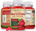 Extra Strength Glucosamine Joint Support Gummy Supplement (supplément de gommy) Soutien et flexibilité naturels pour la santé pour le dos, les genoux et les mains (supplément de la vitamine E pour l'immuno-support pour les femmes et les hommes) 120 Gummées