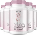 les laboratoires de taille (5 Pack) Cellinea - Pilules de cellinea, Capsules de cellinea pour une peau en santé, Cellinea pour stimuler l'hydratation de la peau, Supplément diététique Cellinea All-Natural,Cellinea Reviews (300 Capsules)