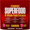 Biotest Superfood - Polyphénols denses - Blueberry, framboise, fraise, maqui - 30 portions