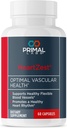 Primal Labs HeartZest - pour la santé cardiaque - Formule Vitamine D3 & K2 - 60 Capsules