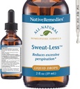 Remédie à la sueur - Formule homéopathique naturelle pour la sueur excessive, la transpiration et l'inflammabilité - 59 mL