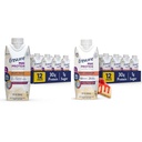 Assurez-vous que Max Protein Nutrition Shake avec 30g de protéines, 1g de sucre, haute protéinité Shake, crème de pêche et cerise Cheesecake Variety Pack, 11 fl oz, Pack de 12