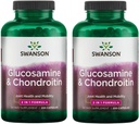 Swanson Glucosamine & Chondritine Combo 500/250 Milligrammes 200 Capsules (2 Pack)