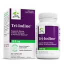 Terry naturellement Tri-Iodine - Soutien à la santé thyroïde - Aide l'équilibre hormonal avec l'iode moléculaire de Kelp - Caractéristiques Iodide de potassium et Iodide de sodium - Soutien du cerveau et de l'énergie - 12,5mg, 90 Capsules