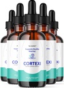 LIVORKA Cortexi gouttes à boire - Formule pour la santé de l'oreille, support auditif - Pack de 5 bouteilles (150 jours d'approvisionnement)