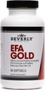 Beverly International EFA Gold, 90 Capsules Softgel. Haute puissance Oméga-3s EPA et DHA + Oméga 6 et 9 Acides gras. Poissons combinés, graines de lin et huile de bore.