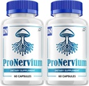 Pronervium Nerve Health Support Pills, Pronervium Reviews, Pronervium Nootropic Advanced Formula, Pronervium All Natural Focus Supplément, Pronervium Cerveau Support Reviews (2 Pack - 120 Capsules)