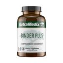 NutraMedix Binder Plus - Détoxifiant Texin Complet - Support Antioxydant Prébiotique + Inuline, Bentonite, Aloe Vera, Charbon activé, Minéraux Fulvic et Chitosan (120 Capsules)