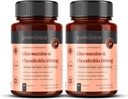 purclinica 1500mg Glucosamine HLC et Chondroïtine x 360 comprimés (2 bouteilles de 180) - 12 mois d'approvisionnement. Le plus efficace et le plus bio actif : Chondritine 90%, Glucosamine HCL 83,1 %