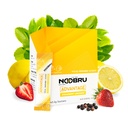 Noobru - Enhancer naturel cognitif - 20 sachets de citronnade de fraise - 1 mois d'approvisionnement, 20 comtes (paquet de 1)
