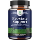 Supplément de Palmetto de Saw Herbal - Potent Pygeum et extrait de Palmetto de Saw avec Beta Sitostérol & Suppléments de thé vert pour les hommes adultes pour le soutien de tract urinaire et l'urine fréquente - 60 Capsules